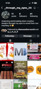 My commentary on advertising on Instagram